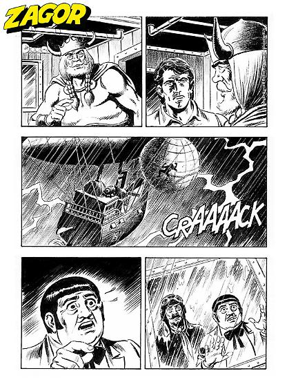 Zagor 2025 - tavola di Gianni Sedioli e Marco Verni.