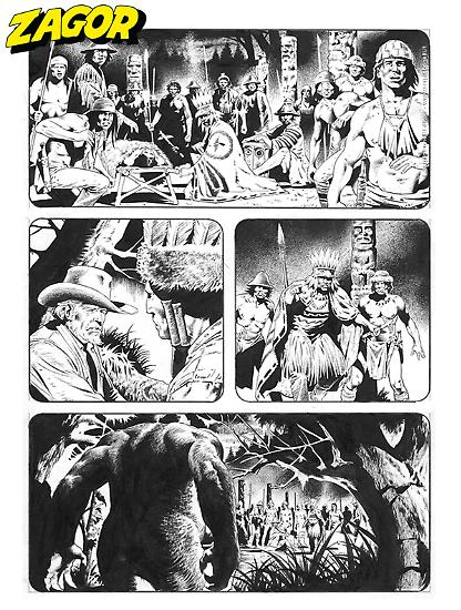 Zagor 2025 - tavola di Arturo Lozzi.