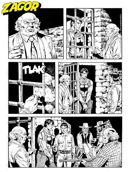 Zagor 2025 - tavola di Arturo Lozzi.