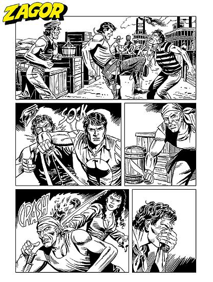 Zagor 2025 - tavola di Stefano Di Vitto.