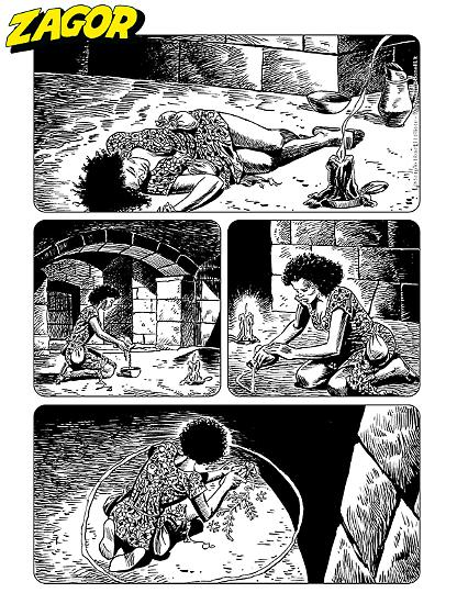 Zagor 2025 - tavola di Stefano Di Vitto.