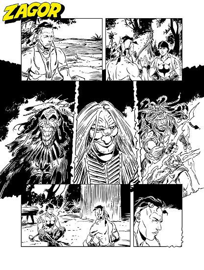 Zagor 2025 - tavola di Darko Perović.
