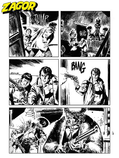 Zagor 2025 - tavola di Italo Mattone.