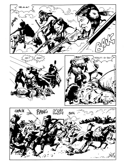 Ken Parker - una tavola di Giancarlo Berardi e Ivo Milazzo