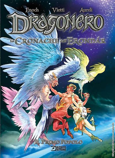 La copertina dell'edizione regolare di "Dragonero. Le Cronache dell'Erondár - Il Primo Popolo".