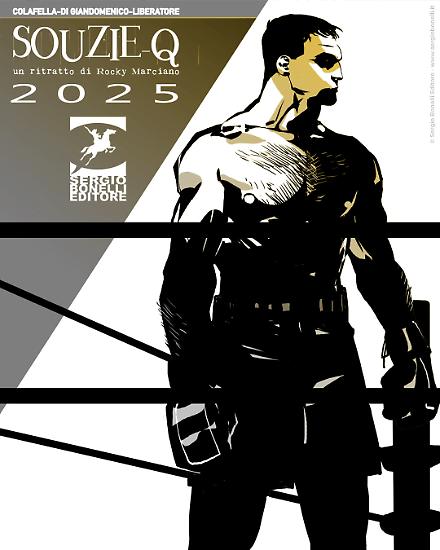 Un'illustrazione di Carmine Di Giandomenico per "Souzie-Q. Un Ritratto di Rocky Marciano".