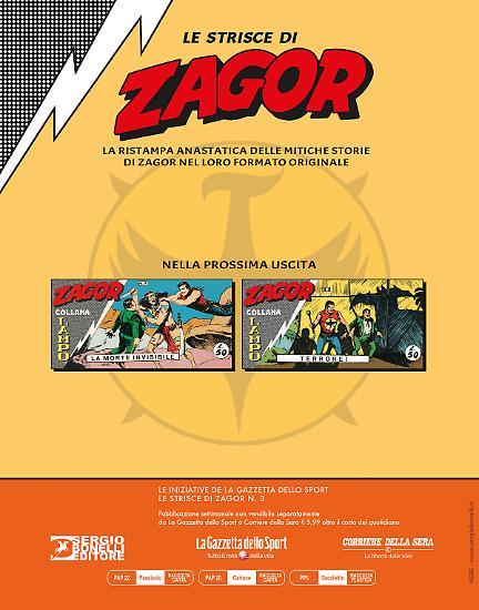 Appuntamento tra sette giorni con la quarta uscita delle Strisce di Zagor!