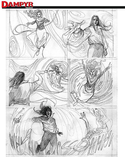 Dampyr 300 - Tavola di Nicola Genzianella.