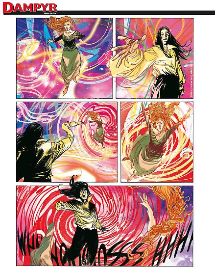 Dampyr 300 - Tavola di Nicola Genzianella con i colori di Alessia Pastorello.