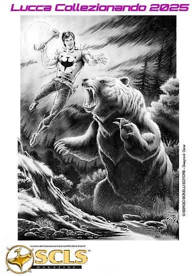 Il disegno di Oskar per SCLS Magazine.