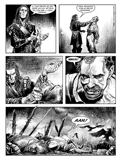 Qui di seguito alcune tavole in anteprima di Dampyr 301 "Il figlio del Dampyr".