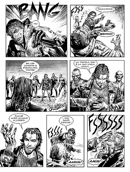 "Il figlio del Dampyr" è scritto e sceneggiato da Giorgio Giusfredi...
