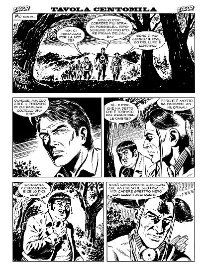 La tavola n.100.000 di Zagor!