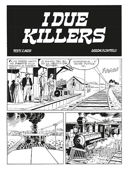 "I due killer" vede alla sceneggiatura Claudio Nizzi.