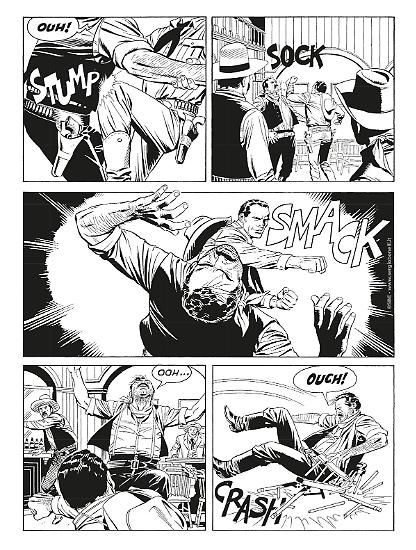 Ai disegni, come dicevamo, un giovane e talentoso Fabio Civitelli.