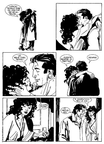Una tavola da "L'arte di Ivo Milazzo. Nick Raider".