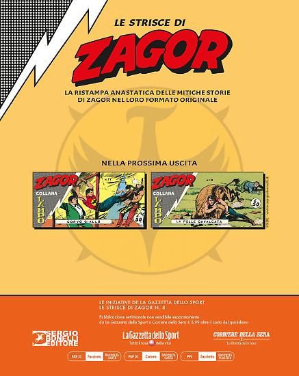 Appuntamento tra sette giorni con la nona uscita delle Strisce di Zagor!