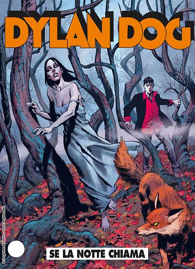 La copertina di Raul e Gianluca Cestaro per "Se la notte chiama", Dylan Dog 465.