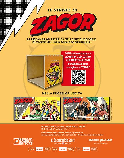 Appuntamento tra sette giorni con la diciottesima uscita delle Strisce di Zagor!