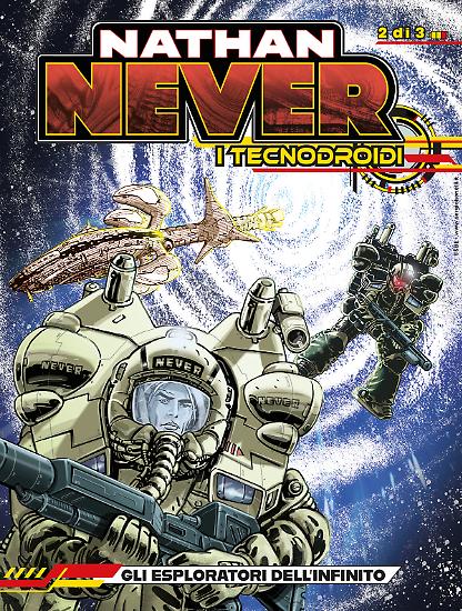 La cover del secondo albo. Le copertine sono rielaborate da Gianmauro Cozzi sulla base di disegni di Roberto De Angelis.