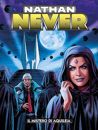 Nathan Never 410 "Il mistero di Aquileia", disponibile in edicola, fumetteria e nel nostro sito.