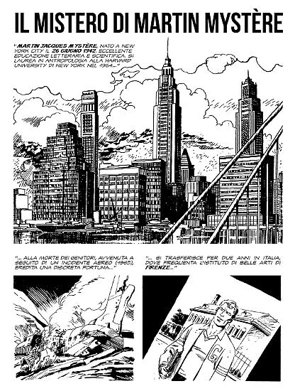 Una tavola di Alfredo Castelli e Giampiero Casertano.