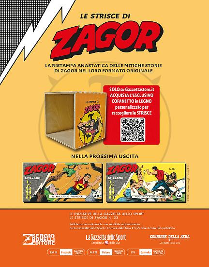 Appuntamento tra sette giorni con la ventiquattresima uscita delle Strisce di Zagor!