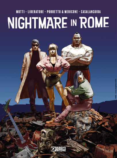 La copertina del volume, illustrata da Tanino Liberatore.