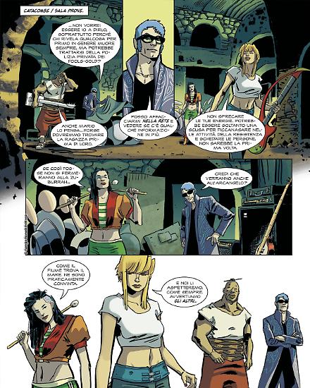 Una tavola in anteprima di Nightmare in Rome.