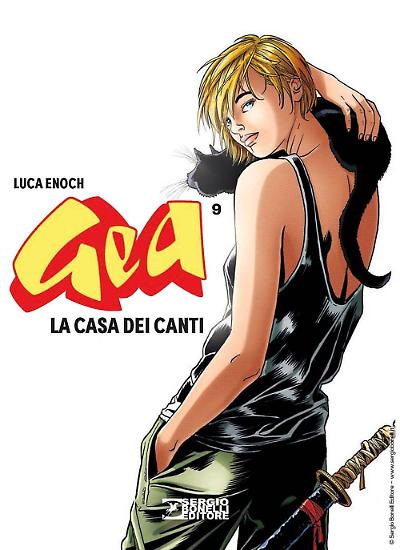 La copertina di Luca Enoch per "Gea 9. La casa dei canti".