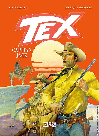 La copertina di Enrique Breccia per il volume "Tex. Capitan Jack".