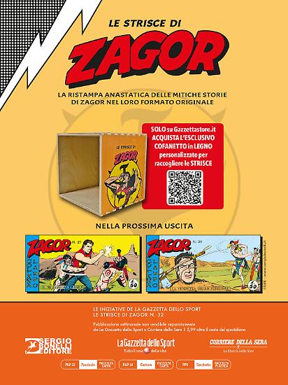 Appuntamento tra sette giorni con la trentatreesima uscita delle Strisce di Zagor!