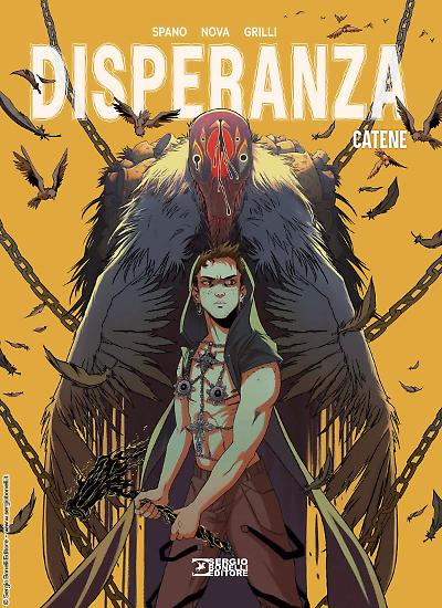 La copertina di Samuel Spano per "Disperanza. Catene".