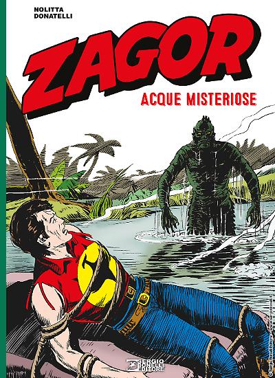 La copertina di Gallieno Ferri per "Zagor. Acque misteriose".