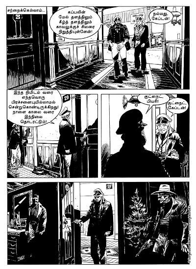 Una tavola di Corrado Mastantuono da "Tex nel mondo".