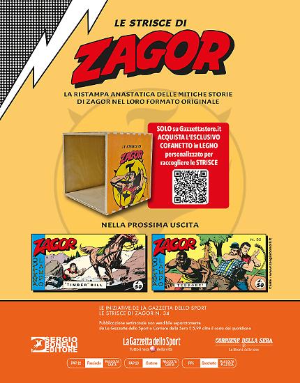 Appuntamento tra sette giorni con la trentacinquesima uscita delle Strisce di Zagor!
