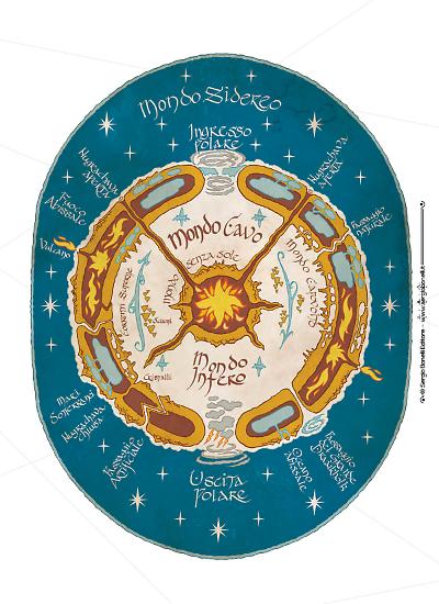 Una pagina del secondo Atlante di Dragonero.