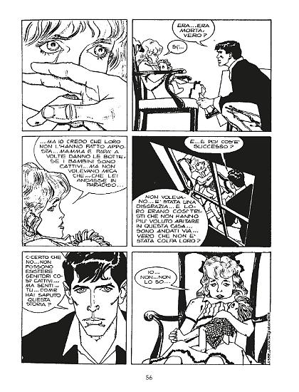 Una tavola di "Dylan Dog. Echi dall'Incubo".