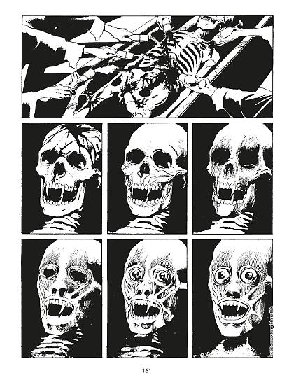 Una tavola di "Dylan Dog. Echi dall'Incubo".