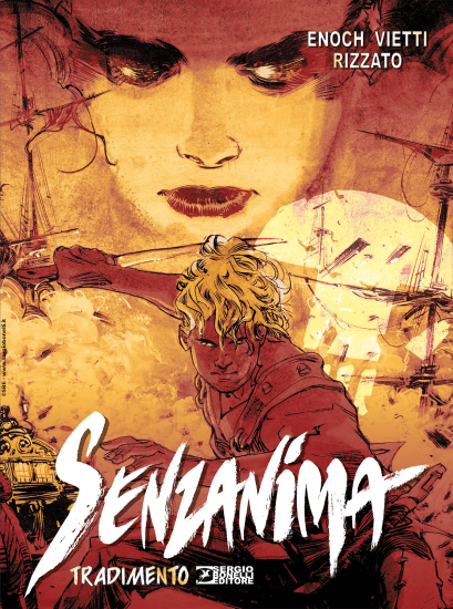 La copertina dell'edizione variant di "Senzanima. Tradimento".