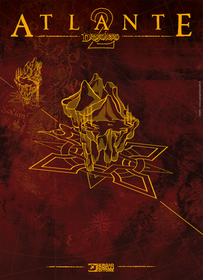 La copertina del secondo Atlante di Dragonero.