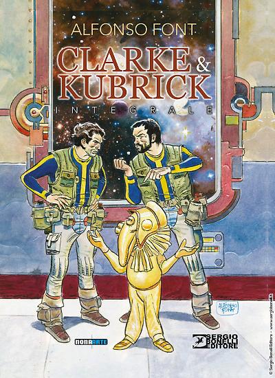 La copertina di Alfonso Font per "Clarke & Kubrick. L'integrale".