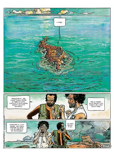 Una tavola di Alfonso Font da "Clarke & Kubrick. L'integrale".