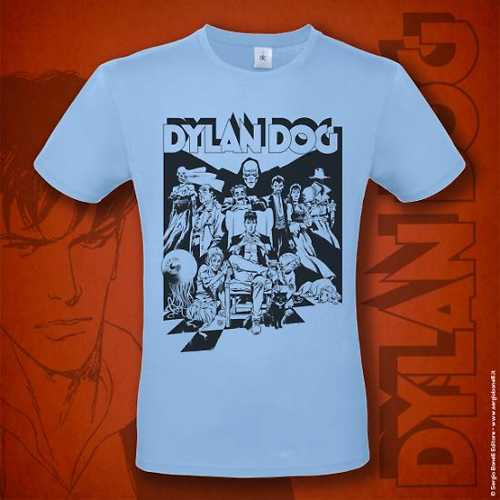 La t-shirt con il frontespizio di Dylan Dog firmato dai fratelli Cestaro.