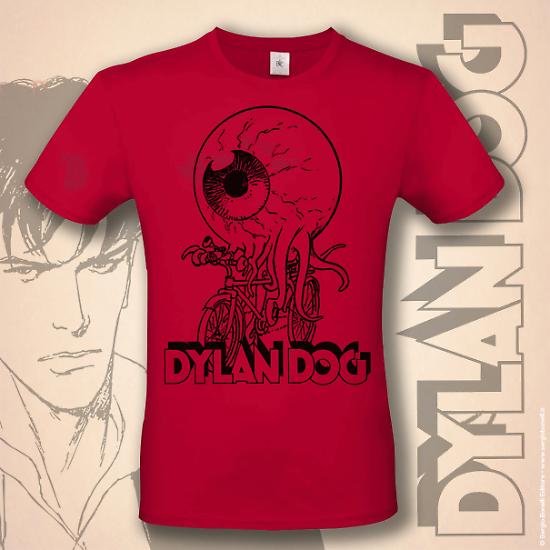 La t-shirt di Dylan Dog con il disegno di Luigi Piccatto.