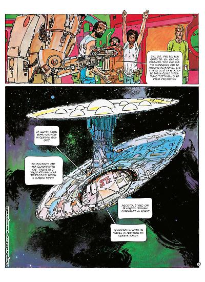 Una tavola di Alfonso Font da "Clarke & Kubrick. L'integrale".