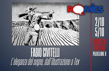 Fabio Civitelli in mostra a Romics