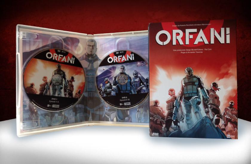 Il motion comic di Orfani in dvd!