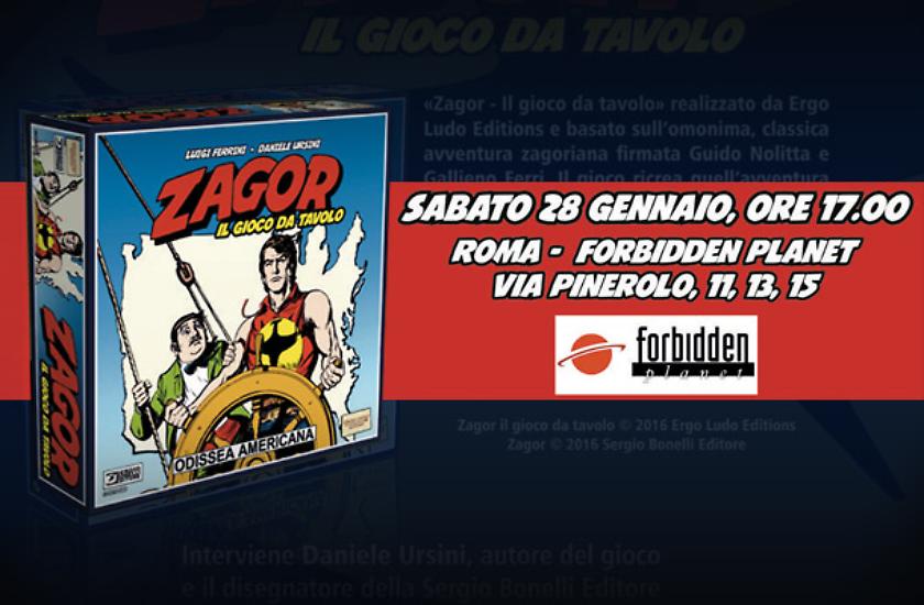 Il gioco da tavolo di Zagor presentato a Roma!