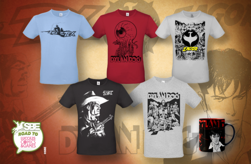 Il merchandising per Lucca Comics!